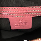 グッチ GUCCI GGプラスハンドバッグ 193604 ブラウン　ピンクレザー GGプラス　レザー レディース ハンドバッグ