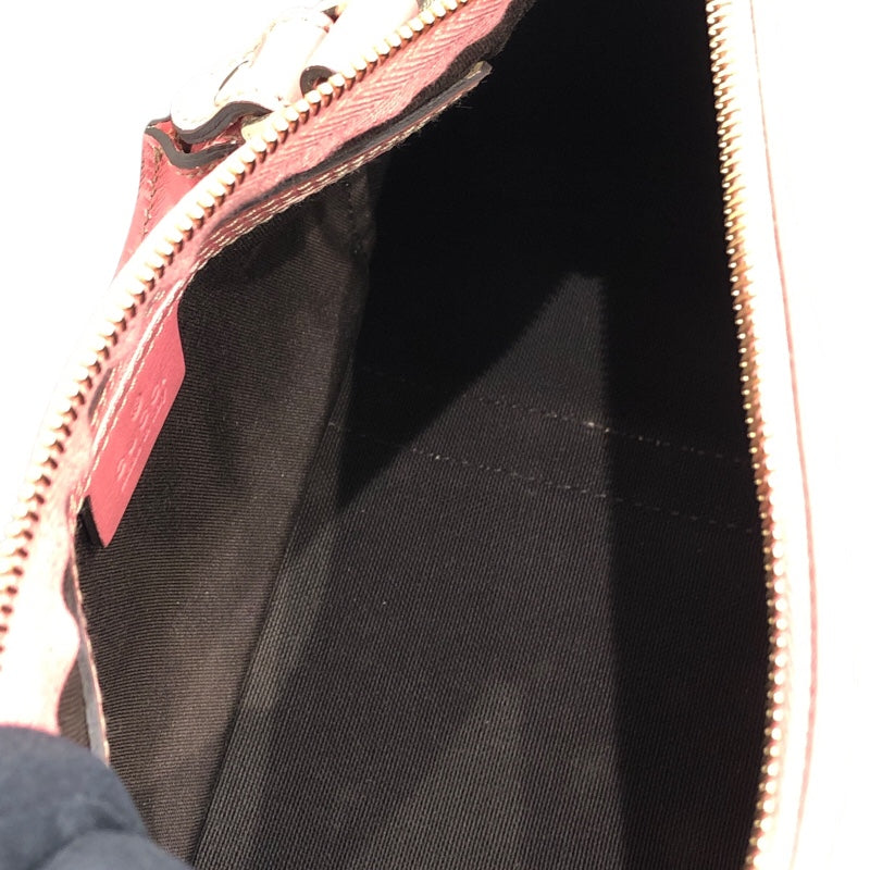 グッチ GUCCI GGプラスハンドバッグ 193604 ブラウン　ピンクレザー GGプラス　レザー レディース ハンドバッグ
