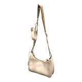 プラダ PRADA Re-Edition ショルダーバッグ 1BH204 ホワイト　シルバー金具 ナイロン レディース ショルダーバッグ