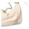 プラダ PRADA Re-Edition ショルダーバッグ 1BH204 ホワイト　シルバー金具 ナイロン レディース ショルダーバッグ