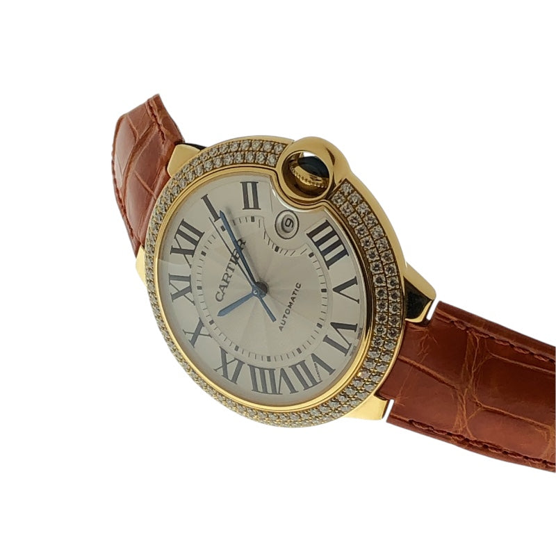 カルティエ Cartier バロンブルー ドゥ カルティエ 42ｍｍ WE900751 K18YG メンズ 腕時計