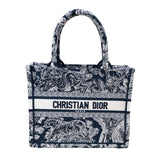 クリスチャン・ディオール Christian Dior ブックトートスモール M1296ZRIW928 ベージュ×ネイビー キャンバス レディース トートバッグ