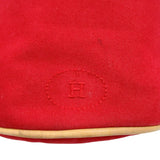 エルメス HERMES ポロションミミル レッド トワル レディース ショルダーバッグ