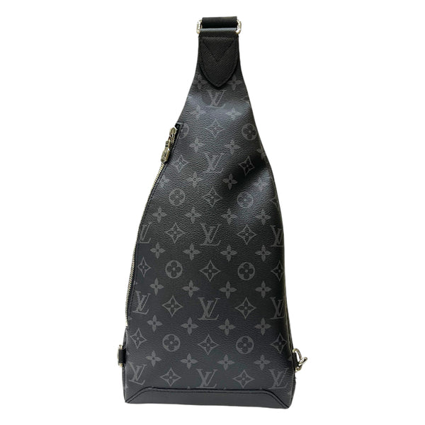 ルイ・ヴィトン LOUIS VUITTON デュオ・スリングバッグ M30936 ブラック シルバー金具  モノグラム・キャンバス/タイガレザー メンズ ボディバッグ