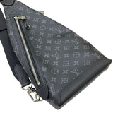 ルイ・ヴィトン LOUIS VUITTON デュオ・スリングバッグ M30936 ブラック シルバー金具  モノグラム・キャンバス/タイガレザー メンズ ボディバッグ