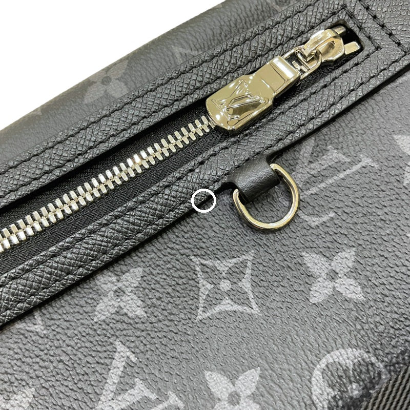 ルイ・ヴィトン LOUIS VUITTON デュオ・スリングバッグ M30936 ブラック シルバー金具  モノグラム・キャンバス/タイガレザー メンズ ボディバッグ