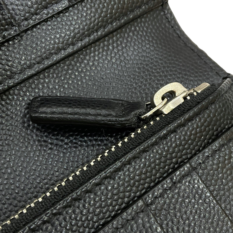 サンローラン SAINT LAURENT コンチネンタル ウォレット ブラック レザー メンズ 長財布