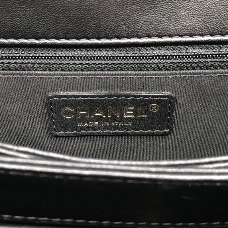 シャネル CHANEL マトラッセミディアム フラップバッグ A57208 ブラック/ゴールド金具 ラムスキン レディース ショルダーバッグ