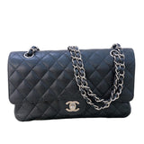 シャネル CHANEL マトラッセ25 A01112  ブラック シルバー金具  キャビアスキン レディース ショルダーバッグ