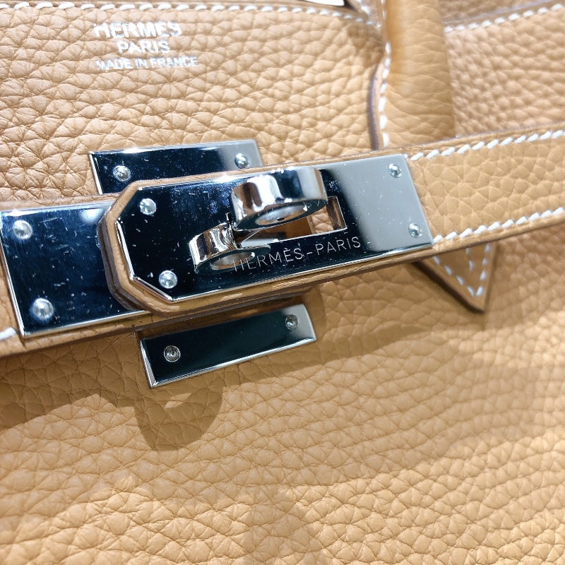 エルメス HERMES バーキン30　ナチュラルサブレ T刻印　(2015年) ナチュラルサブレ シルバー金具  トリヨンクレマンス レディース ハンドバッグ