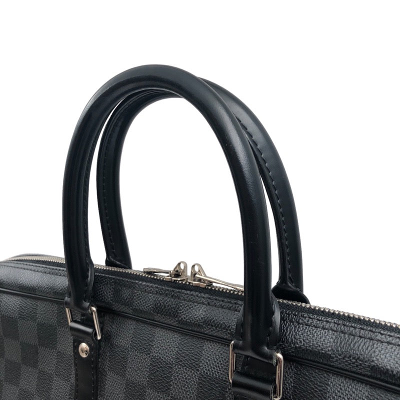 ルイ・ヴィトン LOUIS VUITTON ポルトドキュマン・ヴォワヤージュPM N41478 ダミエ・グラフィット ダミエ・グラフィットキャンバス  メンズ ブリーフケース