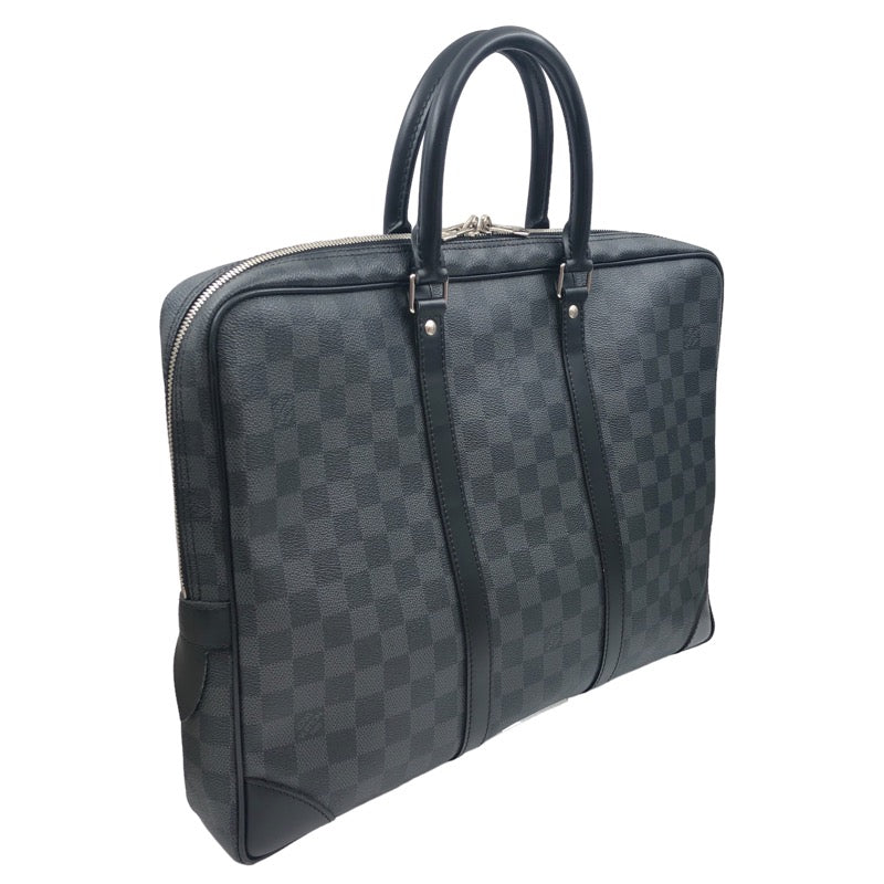 ルイ・ヴィトン LOUIS VUITTON ポルトドキュマン・ヴォワヤージュPM N41478 ダミエ・グラフィット ダミエ・グラフィットキャンバス  メンズ ブリーフケース