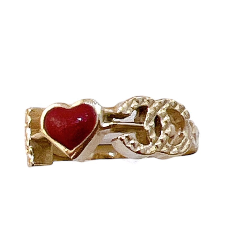 シャネル CHANEL I LOVE CHANEL リング ゴールド メタル