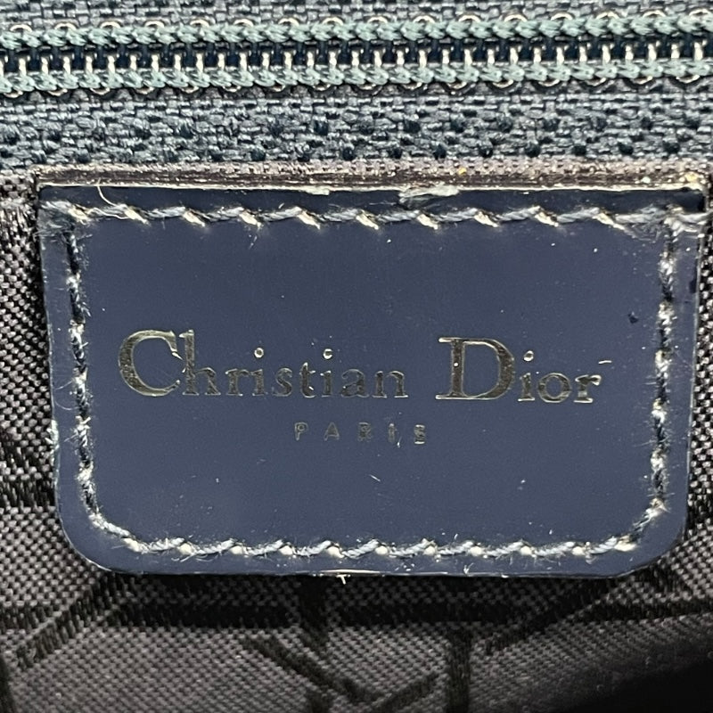 クリスチャン・ディオール Christian Dior レディディオールミディアム ブルー デニム レディース ショルダーバッグ