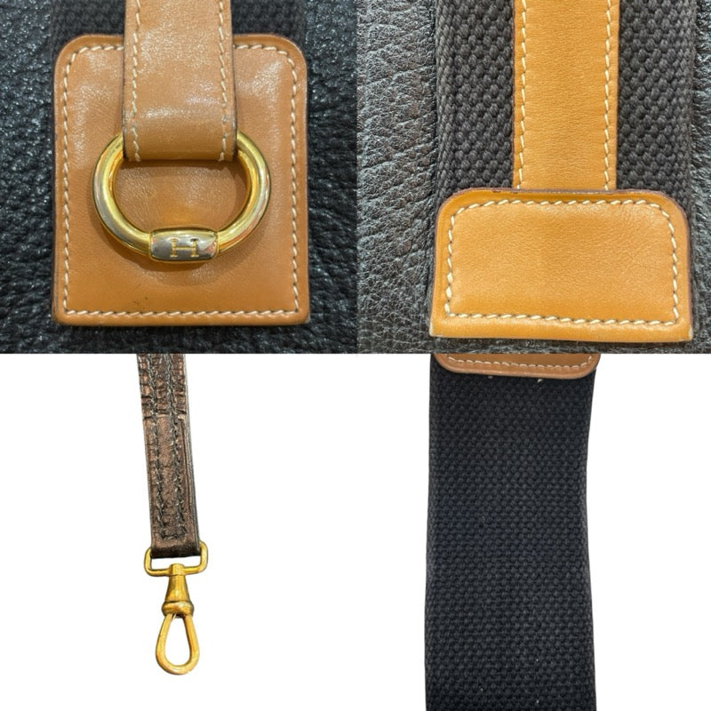 エルメス HERMES サコ ○K刻 ブラック/ゴールド金具 アルデンヌ レディース ショルダーバッグ