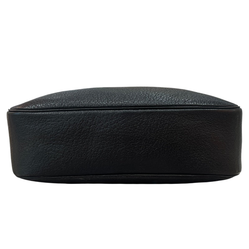 エルメス HERMES サコ ○K刻 ブラック/ゴールド金具 アルデンヌ レディース ショルダーバッグ