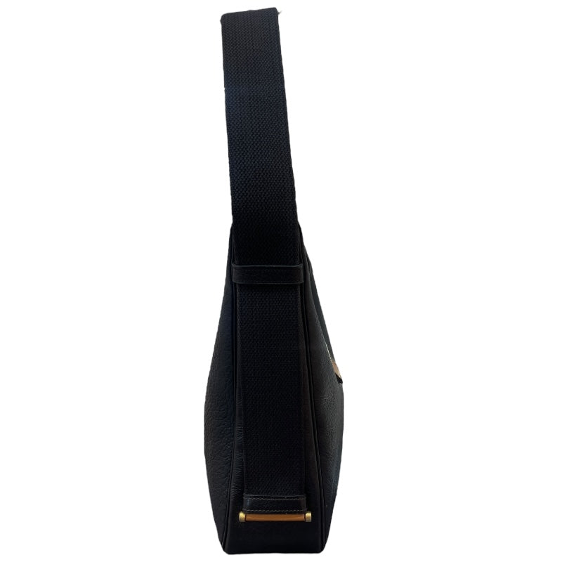 エルメス HERMES サコ ○K刻 ブラック/ゴールド金具 アルデンヌ レディース ショルダーバッグ