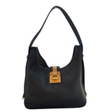 エルメス HERMES サコ ○K刻 ブラック/ゴールド金具 アルデンヌ レディース ショルダーバッグ