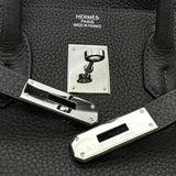 エルメス HERMES バーキン35 □M刻印 ショコラ シルバー金具 トリヨンクレマンス ユニセックス ハンドバッグ