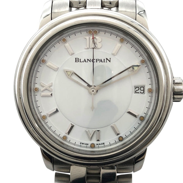 ブランパン BLANCPAIN レマン ホワイト ステンレススチール SS メンズ 腕時計