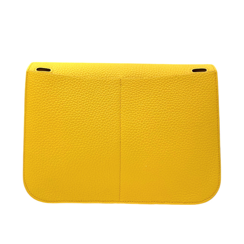 エルメス HERMES アルザン25 B刻印 ジョーヌナプル シルバー金具 トリヨンクレマンス レディース 2wayハンドバッグ