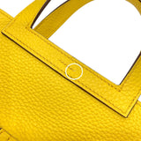 エルメス HERMES アルザン25 B刻印 ジョーヌナプル シルバー金具 トリヨンクレマンス レディース 2wayハンドバッグ
