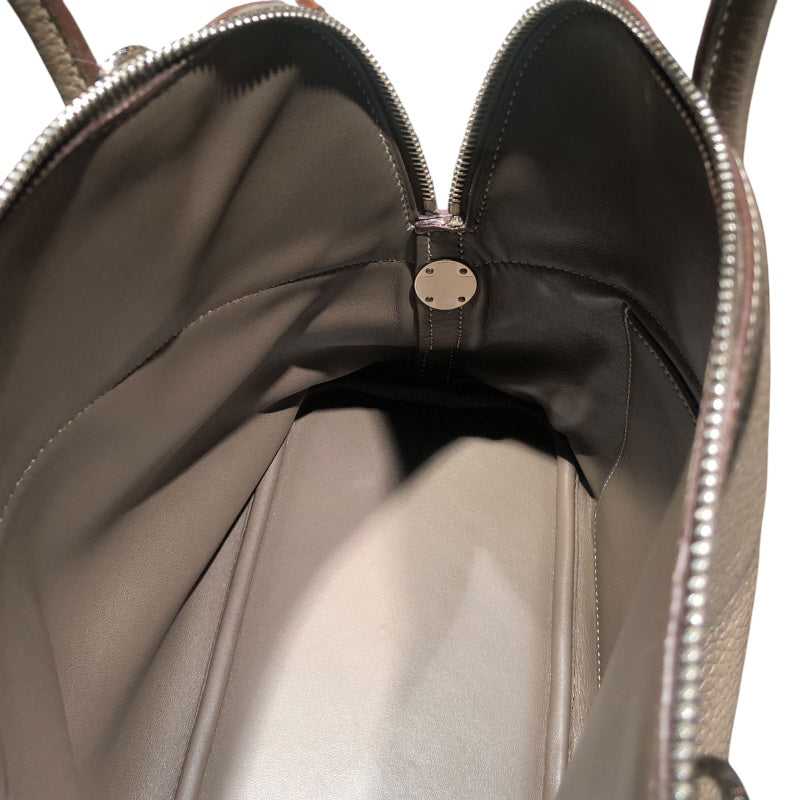エルメス HERMES ボリード31 T刻 エトゥープ シルバー金具 トリヨン レディース ハンドバッグ