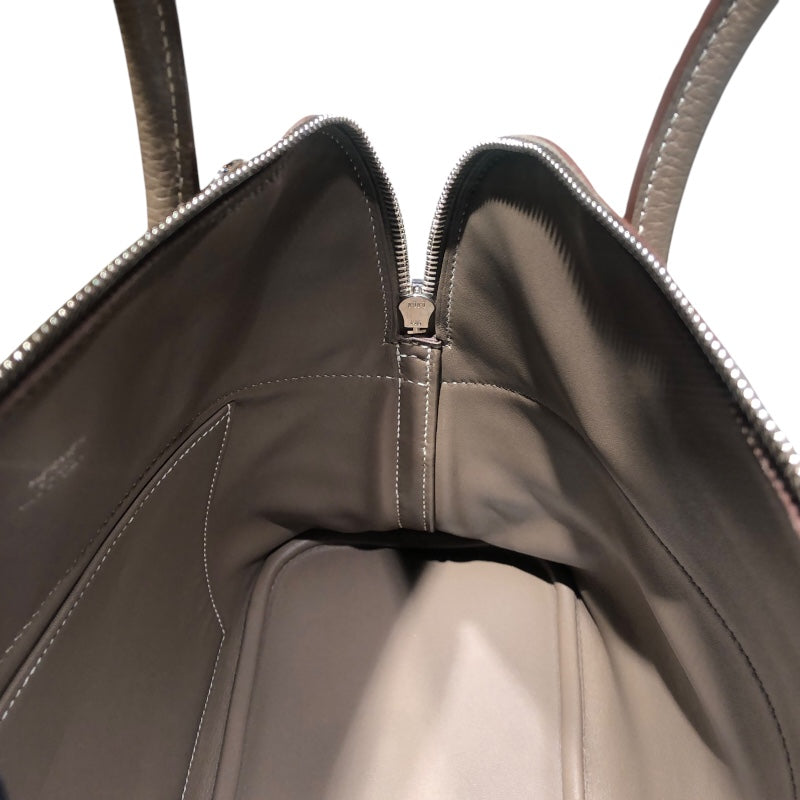 エルメス HERMES ボリード31 T刻 エトゥープ シルバー金具 トリヨン レディース ハンドバッグ