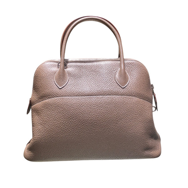 エルメス HERMES ボリード31 T刻 エトゥープ シルバー金具 トリヨン レディース ハンドバッグ