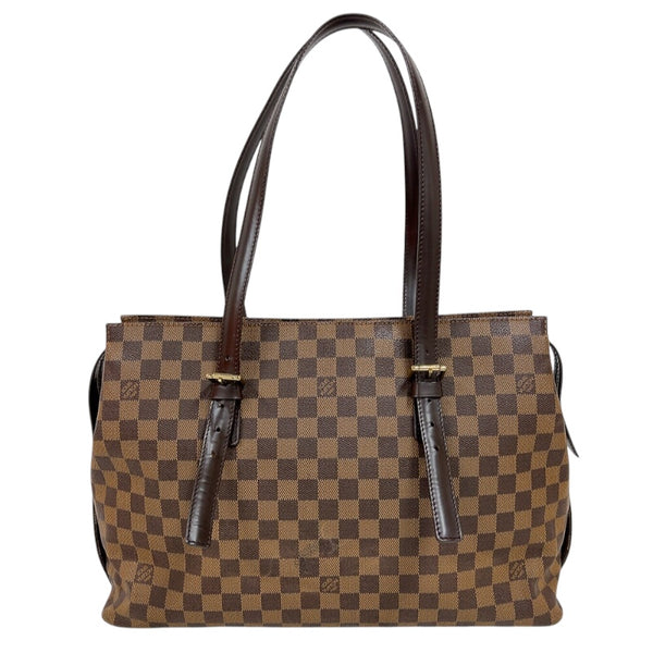 ルイ・ヴィトン LOUIS VUITTON チェルシー N51119 ブラウン ゴールド金具 ダミエ レディース トートバッグ