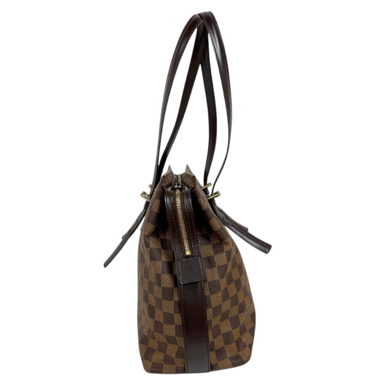 ルイ・ヴィトン LOUIS VUITTON チェルシー N51119 ブラウン ゴールド金具 ダミエ レディース トートバッグ