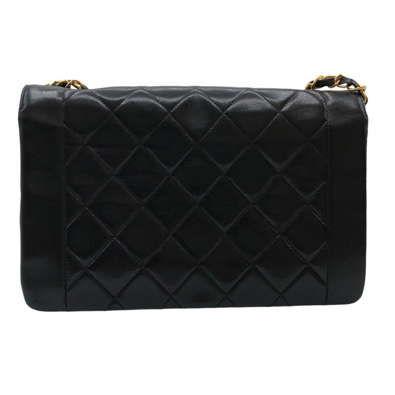 シャネル CHANEL ダイアナ25 A01165 3番台 ブラック ゴールド金具 キャビアスキン レディース ショルダーバッグ