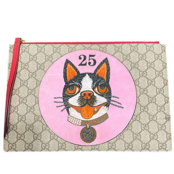 グッチ GUCCI クラッチバッグ 506280 ボスコピンク GGスプリーム  メンズ クラッチバッグ
