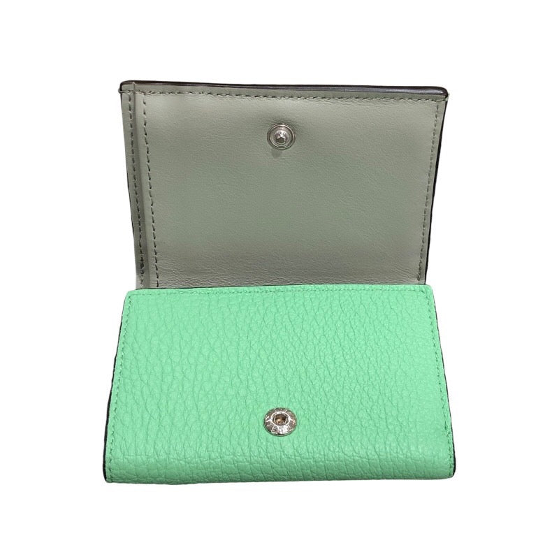 フェンディ FENDI コンパクトウォレット 8M0426 グリーン