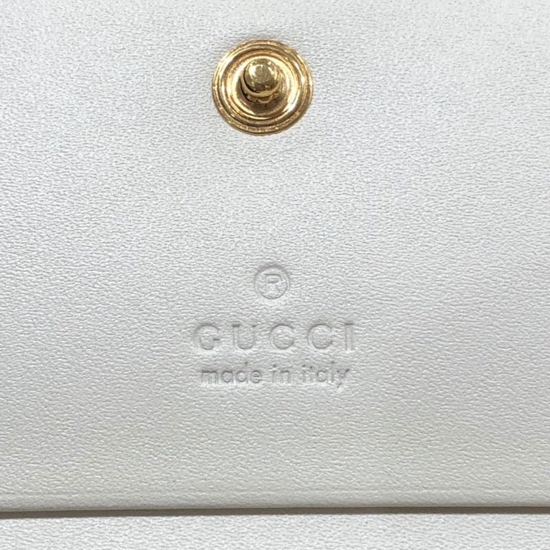 グッチ GUCCI リンゴ　レポムカードケース 663922 ベージュ GGスプリームキャンバス レディース 三つ折り財布