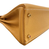 エルメス HERMES ケリー28　 ▢D刻印 ナチュラルサブレ・ゴールド金具 牛革 トゴ レディース ハンドバッグ