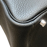 エルメス HERMES リンディ30 U刻 ブラック シルバー金具 トリヨン レディース ショルダーバッグ