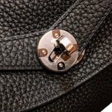 エルメス HERMES リンディ30 U刻 ブラック シルバー金具 トリヨン レディース ショルダーバッグ