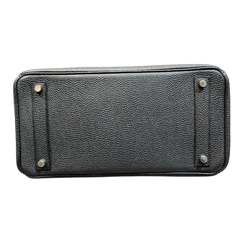 エルメス HERMES オータクロア32 □J刻（2006年製） ブラック シルバー金具 トゴ レディース ハンドバッグ
