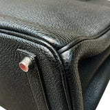 エルメス HERMES オータクロア32 □J刻（2006年製） ブラック シルバー金具 トゴ レディース ハンドバッグ