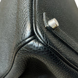 エルメス HERMES オータクロア32 □J刻（2006年製） ブラック シルバー金具 トゴ レディース ハンドバッグ