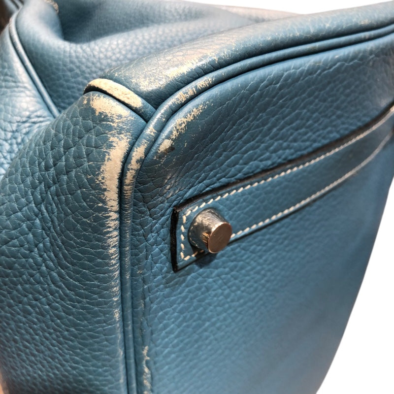 エルメス HERMES バーキン35 □K刻 ブルージーン シルバー金具 トリヨン レディース ハンドバッグ