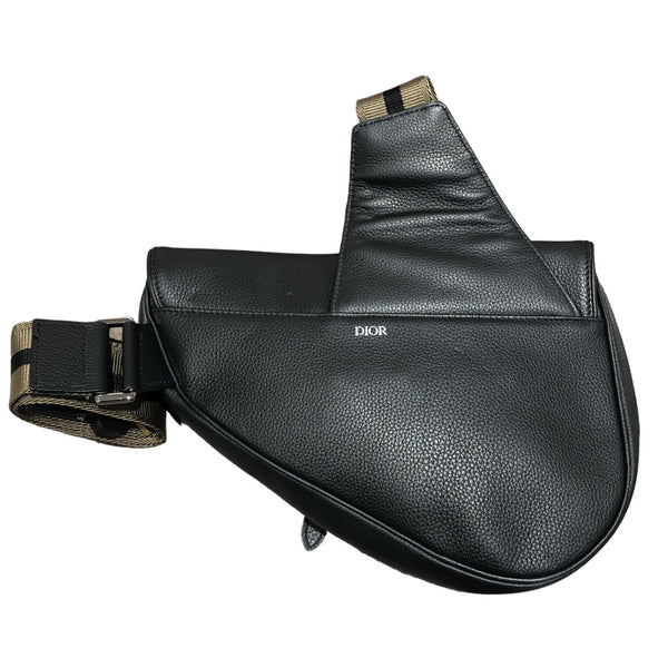 クリスチャン・ディオール Christian Dior サドルショルダーバッグ 11-BO-1221 レザー メンズ ボディバッグ