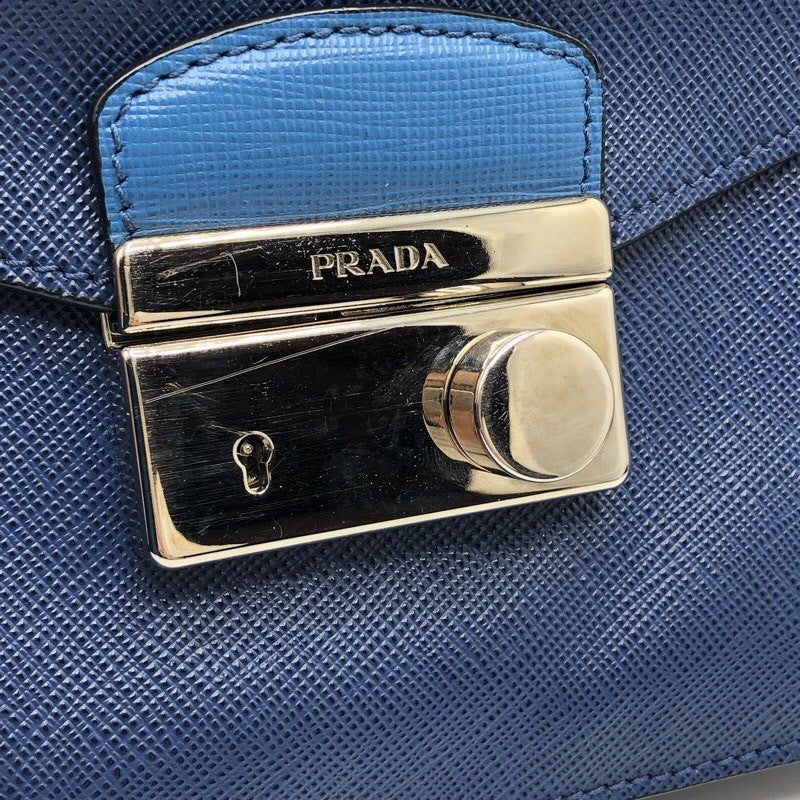 プラダ PRADA 2WAY ショルダーバッグ ブルー×SV金具 サフィアーノレザー レディース ショルダーバッグ | 中古ブランドリユースショップ  OKURA(おお蔵)