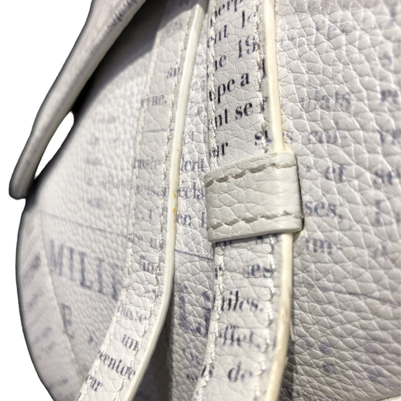 クリスチャン・ディオール Christian Dior サドルショルダー 06-BO-1119 レザー メンズ ボディバッグ