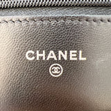 シャネル CHANEL マトラッセ チェーンウォレット AP0250  ブラック/SV金具 ラムスキン レディース ショルダーバッグ