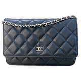 シャネル CHANEL マトラッセ チェーンウォレット AP0250  ブラック/SV金具 ラムスキン レディース ショルダーバッグ