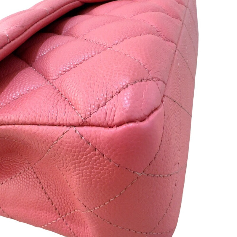 CHANELピンクリボン1ロール50m 国内即発】CHANEL 三つ折り財布 キャビアスキン ピンク AP0230