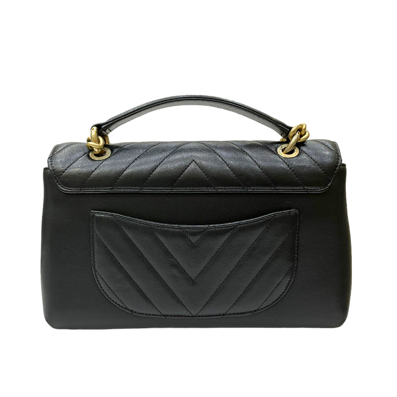 【涼やかなメッシュ♪】CHANEL ラウンド ハンドバッグ ブラック メッシュ ブラック（黒）系 CHANEL(シャネル) バッグ・カバン