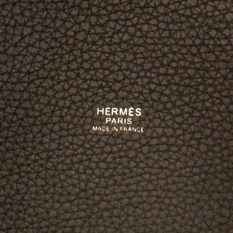 エルメス HERMES ピコタンロックPM B刻 ブラック シルバー金具 トリヨン レディース ハンドバッグ